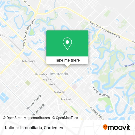 Kalimar Inmobiliaria map