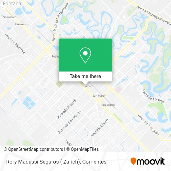 Rory Madussi Seguros ( Zurich) map