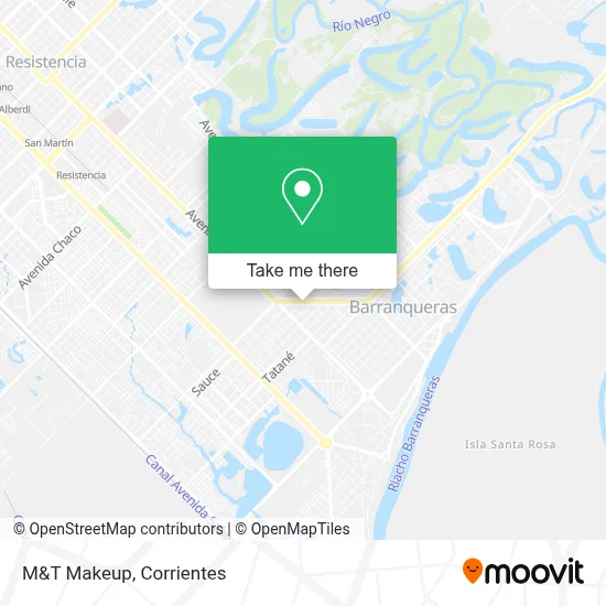 M&T Makeup map