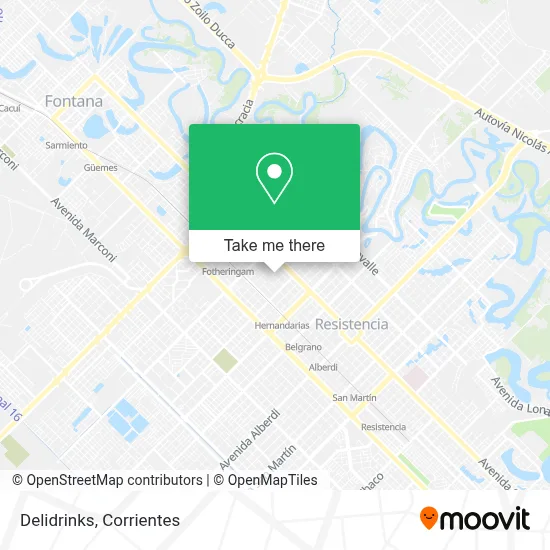 Delidrinks map