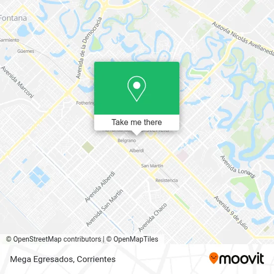 Mega Egresados map
