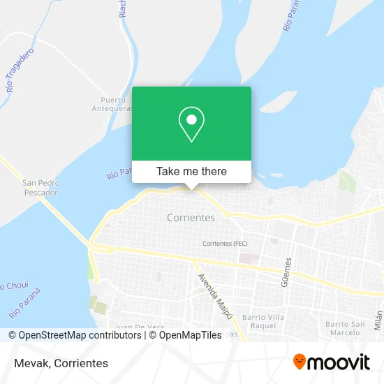 Mevak map