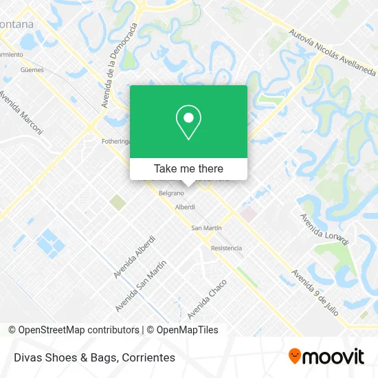 Divas Shoes & Bags map