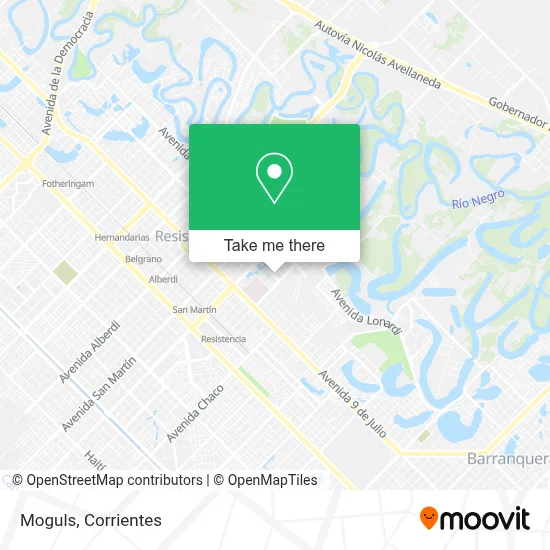 Moguls map