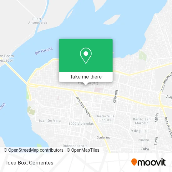 Idea Box map