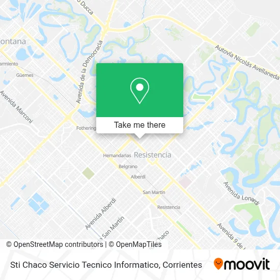 Sti Chaco Servicio Tecnico Informatico map