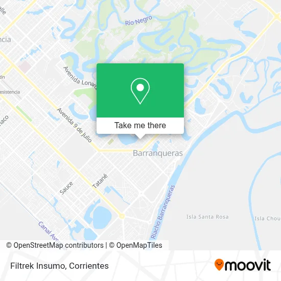 Filtrek Insumo map