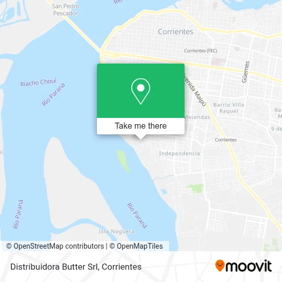 Distribuidora Butter Srl map