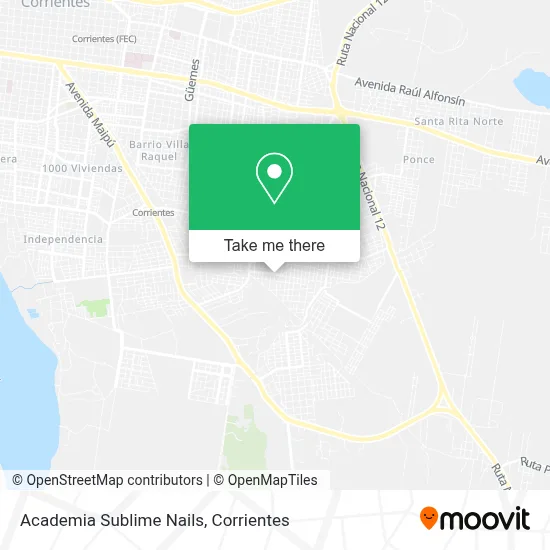 Academia Sublime Nails map