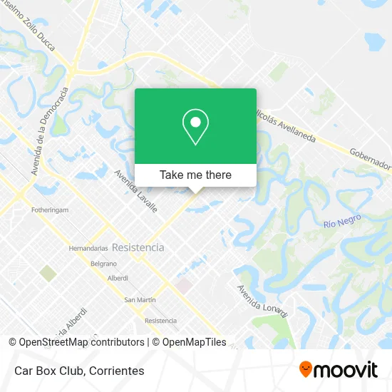 Car Box Club map