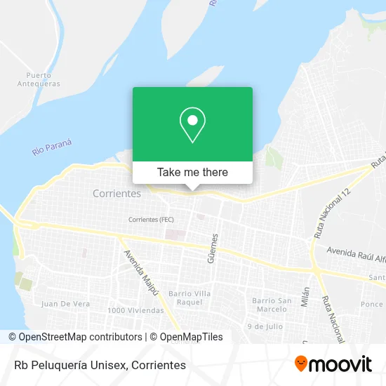 Rb Peluquería Unisex map