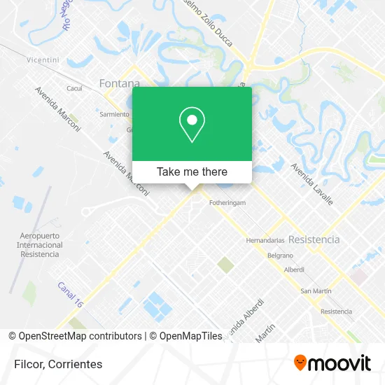 Filcor map