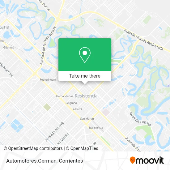 Automotores.German map