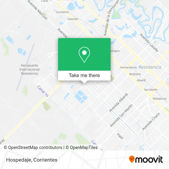 Hospedaje map