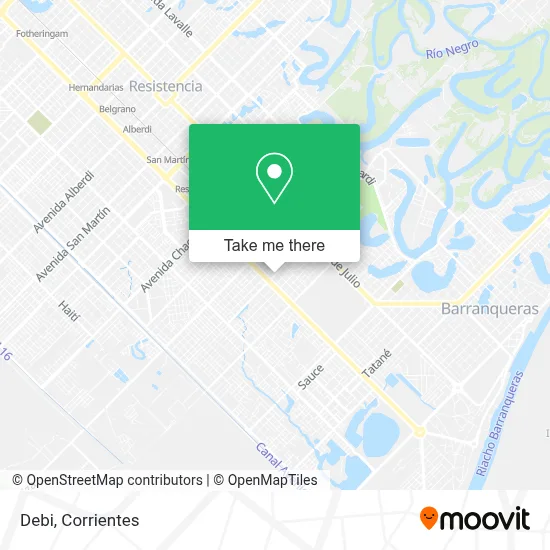 Debi map