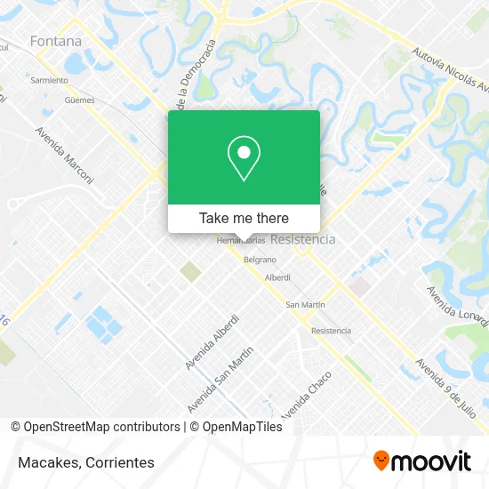 Macakes map