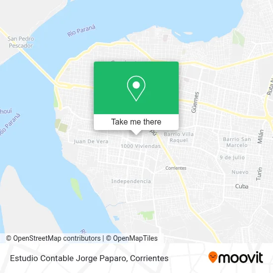 Estudio Contable Jorge Paparo map