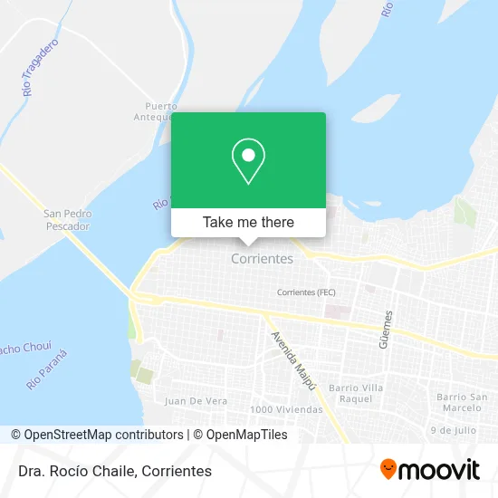 Dra. Rocío Chaile map