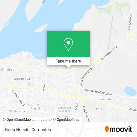 Grido Helado map