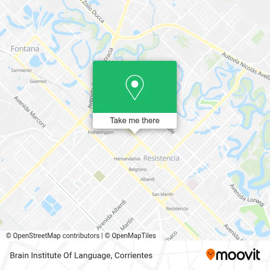 Brain Institute Of Language map