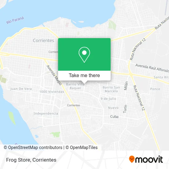 Frog Store map
