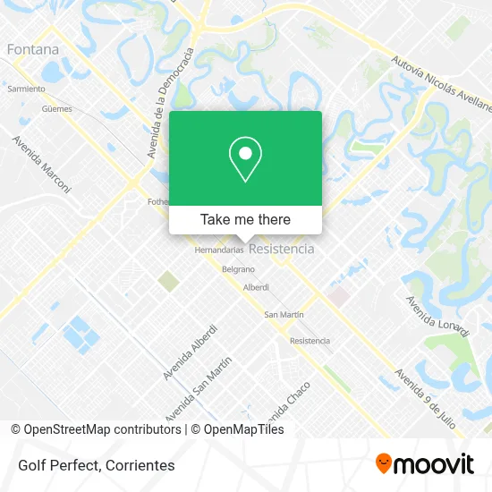 Golf Perfect map