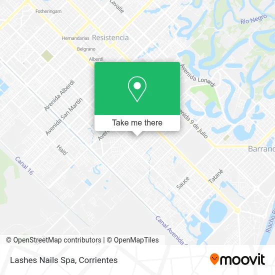 Lashes Nails Spa map