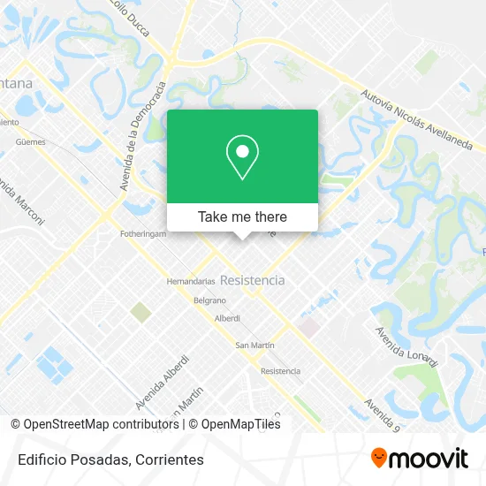 Edificio Posadas map