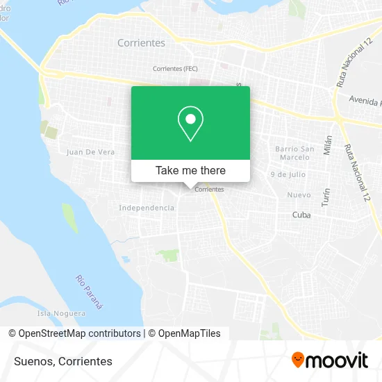 Suenos map