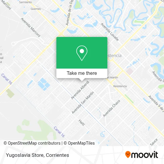 Yugoslavia Store map