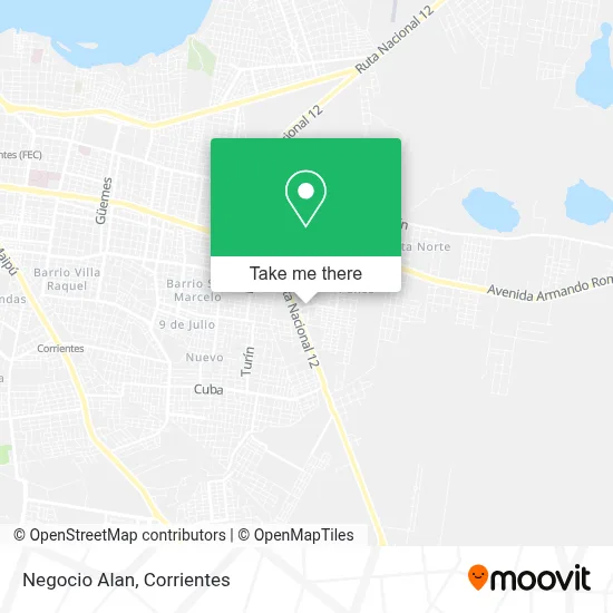 Negocio Alan map