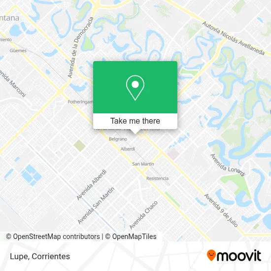 Lupe map