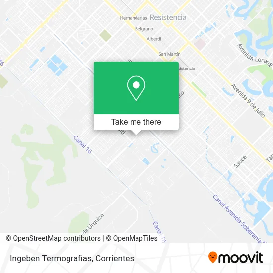 Ingeben Termografias map