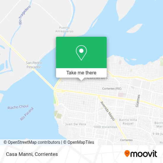 Casa Manni map