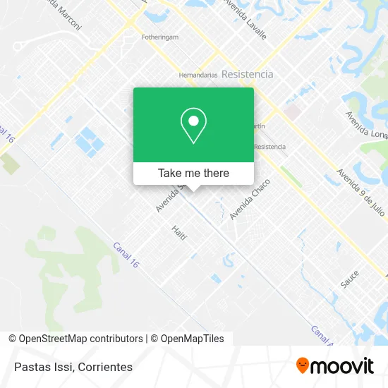 Pastas Issi map