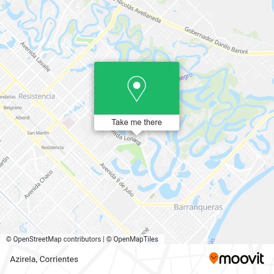 Azirela map