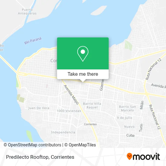 Predilecto Rooftop map
