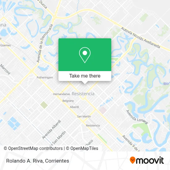 Rolando A. Riva map