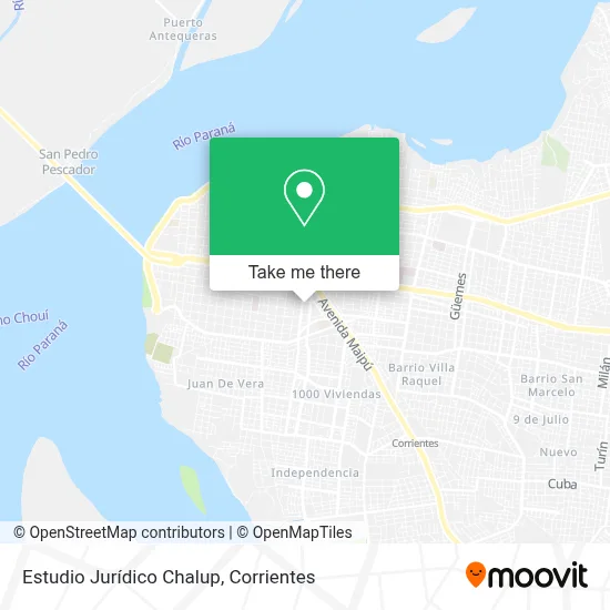 Estudio Jurídico Chalup map