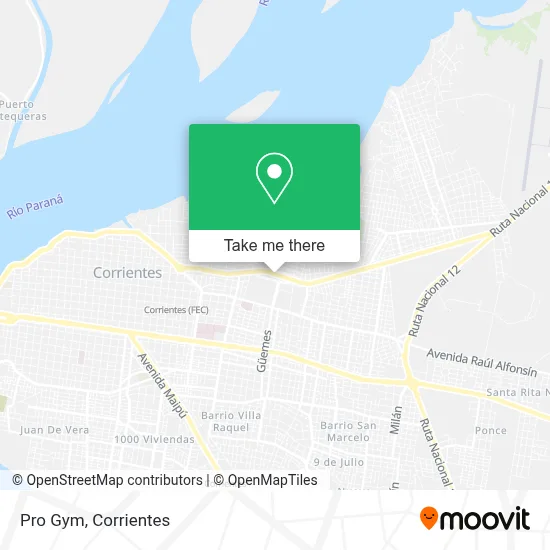 Pro Gym map