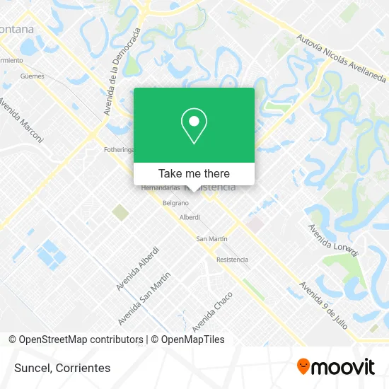 Suncel map