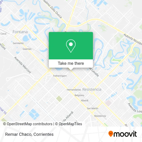 Remar Chaco map