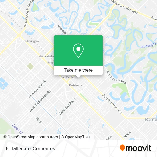 El Tallercito map