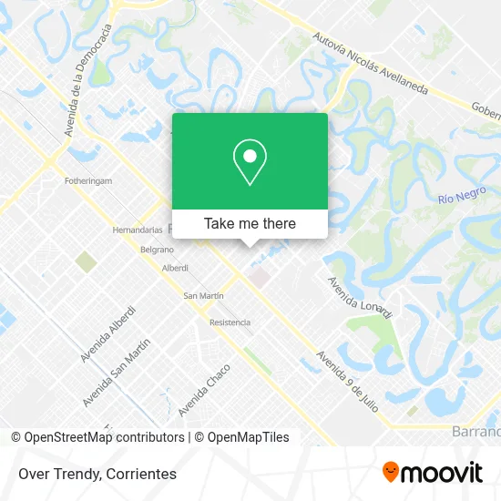 Over Trendy map