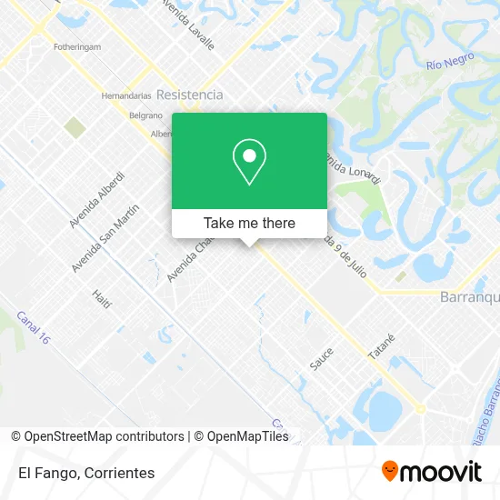El Fango map