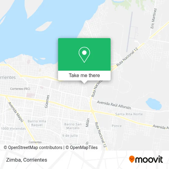 Zimba map