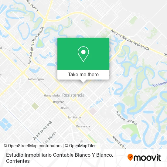 Estudio Inmobiliario Contable Blanco Y Blanco map