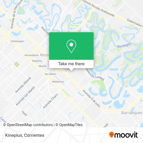 Kineplus map