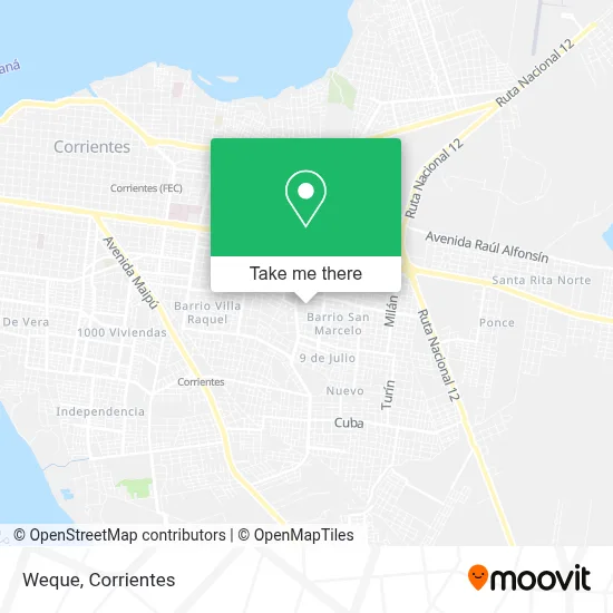 Weque map