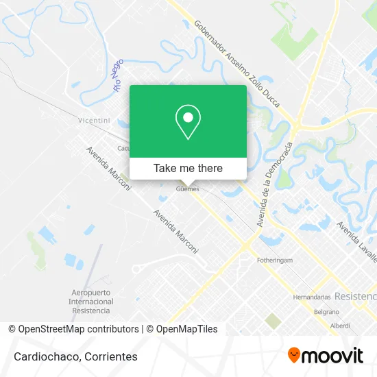 Cardiochaco map